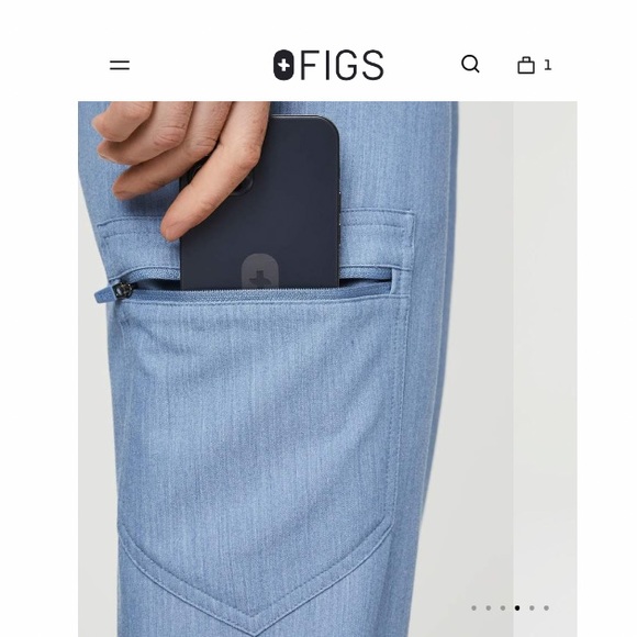 NWT FIGS LIMITED EDITION ZAMORA HIGH WAIST STRETCH JOGGER SCRUB PANTS XS - Picture 5 of 11